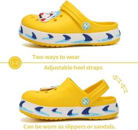 img 2 attached to Toddler Slippers Sneakers Children ShowerU820SDDX1 T New Navy 155 Boys' Shoes : Clogs & Mules