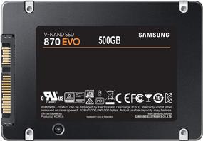 img 2 attached to 💨 Slick and Speedy: Samsung 870 EVO 500GB SATA 2.5" Internal SSD (MZ-77E500)