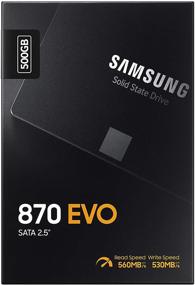 img 1 attached to 💨 Slick and Speedy: Samsung 870 EVO 500GB SATA 2.5" Internal SSD (MZ-77E500)