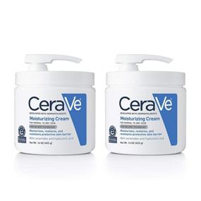 img 4 attached to 💧 CeraVe Moisturizing Cream Pack - Set of 2 for Optimal Hydration