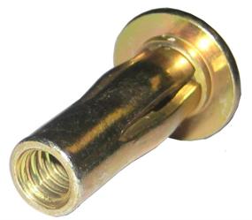 img 1 attached to 🔩 S25MG280 Steel Pre-Bulbed Shank: High-Quality Multi-Grip Rivet-Nut with Gold Zinc Finish, 1/4-20 X .020-.280 Grip Range (Pack of 25)