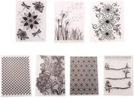 🌸 7pcs flower patterns plastic embossing folder diy craft template molds stamp stencils scrapbook paper cards photo album making tool logo