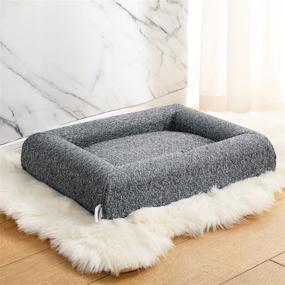 img 3 attached to Gefryco Toast Bread Slice Cat Beds for Indoor Cats and Small Dogs - Creative Pet Mats Cushion Mattress