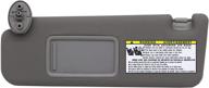 ezzy auto gray left driver side sun visor - 4runner 05-07 without light (part #74320-3d050-b0) logo