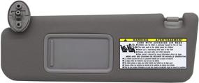 img 4 attached to Ezzy Auto Gray Left Driver Side Sun Visor - 4Runner 05-07 Without Light (Part #74320-3D050-B0)