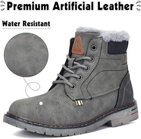 img 3 attached to 👞 Boys' Winter Outdoor Shoes: Waterproof and Weather-Resistant