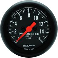 🚗 enhance your vehicle's precision monitoring with auto meter 2654 z-series electric pyrometer gauge kit, 2.3125 in. logo