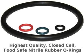 img 1 attached to 🍺 Captain O-Ring COLOR CODED Gasket Set for Cornelius Home Brew Keg [5 Sets] - Universal Kit with Orings for Ball Lock and Pin Lock Style Kegs (Includes O-Ring Pick)