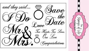 img 1 attached to 💌 Stamps Life Wedding and Celebration Card Making and Scrapbooking Supplies