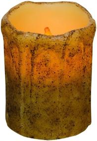 img 1 attached to CWI Gifts Burnt Pillar Candle