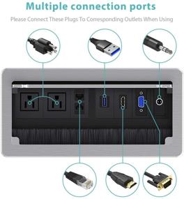 img 2 attached to WEBANG Recessed Connectivity Conference Receptacle Power Strips & Surge Protectors