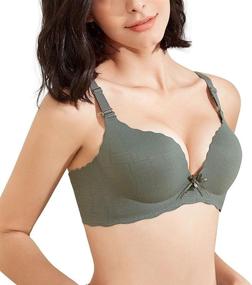 img 2 attached to Pack Women Comfort Wire Seamless Women's Clothing