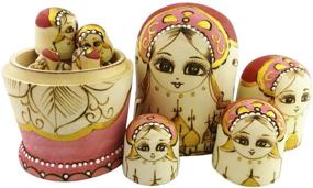 img 2 attached to 🎄 Exquisite Winterworm Matryoshka Christmas Decoration: A Burst of Traditional Charm for the Holidays