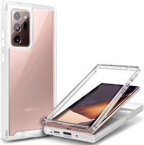 img 4 attached to 📱 Samsung Galaxy Note 20 Ultra 5G E-Began Case - Full-Body Shockproof Protective Matte Bumper Cover | Wireless Charging Support | Impact Resistant Durable Phone Case (Clear, Screen Protector Not Included)