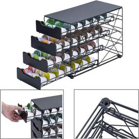 img 2 attached to ☕️ Compact Counter Rice Rat K Cup Holder for Keurig & Mr. Coffee (Holds 84 Pods - 4 Tiers) for Coffee & Tea