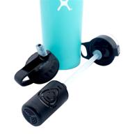 🚰 hydro flask compatible water bottle filter system - the answer | filter straw lid for hydro flask bottles | american made 5-stage 2 micron filter removes 99.9% of tap water contaminants (32 & 40 oz) logo