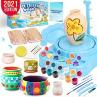 insnug pottery wheel art craft kit: creative polymer clay modeling & wheel machine set for kids, ages 8-12 | educational arts and crafts toys logo