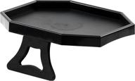 🪑 black iconikal tray table for sofa armrest and couch logo