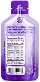 img 1 attached to Powerful Natural Electrolyte Packets by Purple Tree – Boost Hydration, Immunity, and Vitality with Trace Minerals, Vitamin D, and Sea Water Electrolytes – 10 Packs, Coconut Flavor