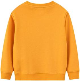 img 1 attached to 👕 LOKTARC Patterned Pullover Crewneck: Trendy Sweatshirts for Boys' Fashion