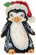 🐧 2016 jim shore winter series js201614 mill hill penguin beaded counted christmas holiday cross stitch kit logo