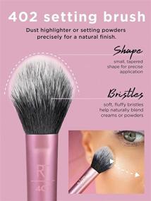 img 2 attached to Enhance Your Makeup Routine with Real Techniques Professional Setting Makeup Brush: Expertly Lock in Foundation and Concealer