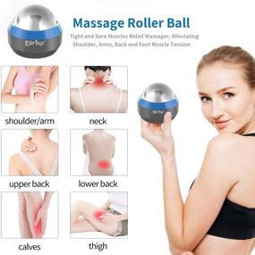 img 1 attached to 🥶 Cold Massage Roller Ball - Hot and Cold Therapy Relief for Sore Painful Muscles and Joints - Ideal for Back and Neck Pain