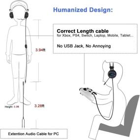 img 1 attached to ALWUP A9 Xbox One Headset: Superior Gaming Headset with Mic 🎧 for PS4, PC, Nintendo Switch – Immersive Stereo Surround Sound, Deep Ear Pads