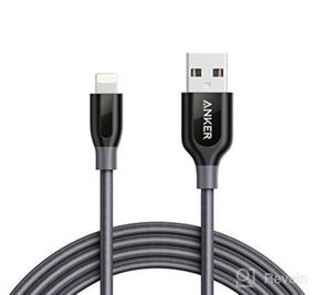 img 5 attached to Anker 6ft Premium Nylon Lightning Cable [2-Pack], MFi Certified for iPhone Chargers, iPhone SE/Xs/XS Max/XR/X/8 Plus/7/6 Plus, iPad Pro Air 2, and More - Black