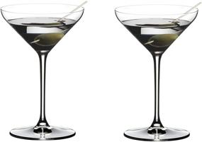 img 4 attached to 🍸 Riedel Extreme Martini Glass: Crystal Clear, Set of 2 - Elevate Your Martini Experience!