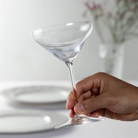 img 2 attached to 🍸 Riedel Extreme Martini Glass: Crystal Clear, Set of 2 - Elevate Your Martini Experience!