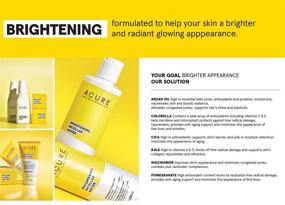 img 1 attached to 🌞 ACURE Brightening Day Cream: Vegan Cica & Argan Oil Blend for Radiant Skin, 1.7 Fl Oz