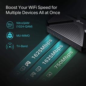 img 1 attached to Renewed AC4000 MU-MIMO Tri-Band Wi-Fi Router - A Powerful Networking Solution