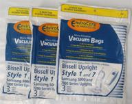 🧹 bissell style 1 and 7 micron filtration vacuum bags - envirocare replacements (9 pack) логотип