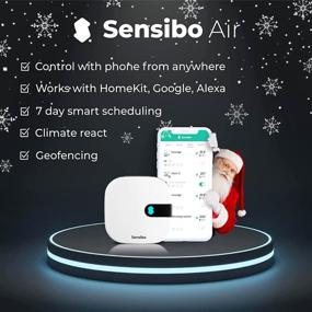 img 3 attached to Sensibo Air: Apple HomeKit Certified Smart Air Conditioner Controller with 60-Second Installation, Energy Saving Features, and Compatibility with Google, Alexa, and Siri