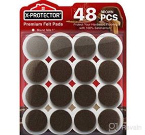 img 5 attached to X-PROTECTOR 133 PCS Premium Felt Furniture Pads for Wood 🛋️ Floors - Best Furniture Feet Protectors for Hardwood and Laminate Flooring