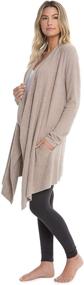 img 1 attached to Barefoot Dreams CozyChic Island Heathered Women's Clothing for Lingerie, Sleep & Lounge