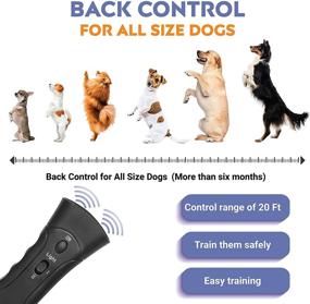img 2 attached to 🐶 Zadyx Ultrasonic Anti Barking Device - 20 Ft Range Remote Control Barking Dog Deterrent - Handheld Training Device to Stop Barking Dogs