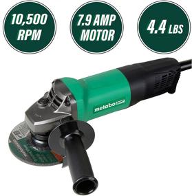 img 3 attached to 🔌 Metabo HPT G12SQ2 Dual Position Circumference Grinder