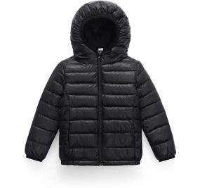 img 4 attached to Little Puffer Jacket Lightweight Pockets Boys' Clothing and Jackets & Coats