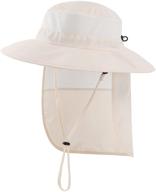 🌞 stay cool and protected: home prefer outdoor upf50+ kids sun hat with wide brim and neck flap is the perfect fishing hat for uv rays logo