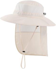 img 4 attached to 🌞 Stay Cool and Protected: Home Prefer Outdoor UPF50+ Kids Sun Hat with Wide Brim and Neck Flap is the Perfect Fishing Hat for UV Rays