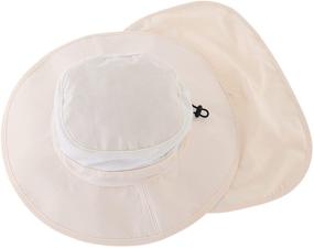 img 2 attached to 🌞 Stay Cool and Protected: Home Prefer Outdoor UPF50+ Kids Sun Hat with Wide Brim and Neck Flap is the Perfect Fishing Hat for UV Rays