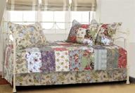 stunning 5-piece greenland home blooming prairie daybed set in sage - a perfect blend of style and comfort! logo