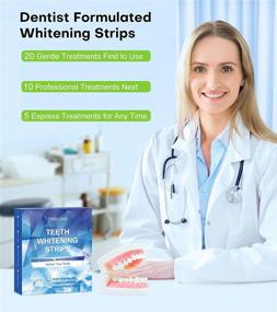 img 3 attached to 🦷 Non-Slip Teeth Whitening Strips for Sensitive Teeth - 35 Treatments, Teeth Whitener for Removing Stains from Smoking, Coffee, Soda, and Wine