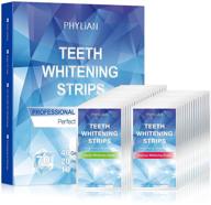 🦷 non-slip teeth whitening strips for sensitive teeth - 35 treatments, teeth whitener for removing stains from smoking, coffee, soda, and wine logo