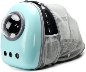 img 4 attached to Space Capsule Transparent Bubble Pet Carrier: Expandable Cat and Small Dog Backpack for Travel and Hiking