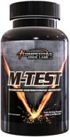 boost testosterone levels with m-test: hardcore testosterone booster, 180 capsules logo