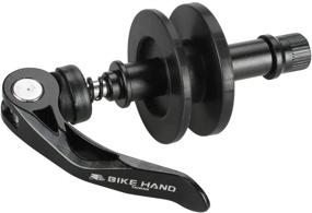 img 4 attached to 🚲 BIKEHAND Dummy Hub: Ultimate Chain Keeper & Frame Protector with Quick Release or 12mm Thru Axle for Bicycles