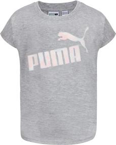 img 2 attached to PUMA Girls T Shirt Light Heather Girls' Clothing